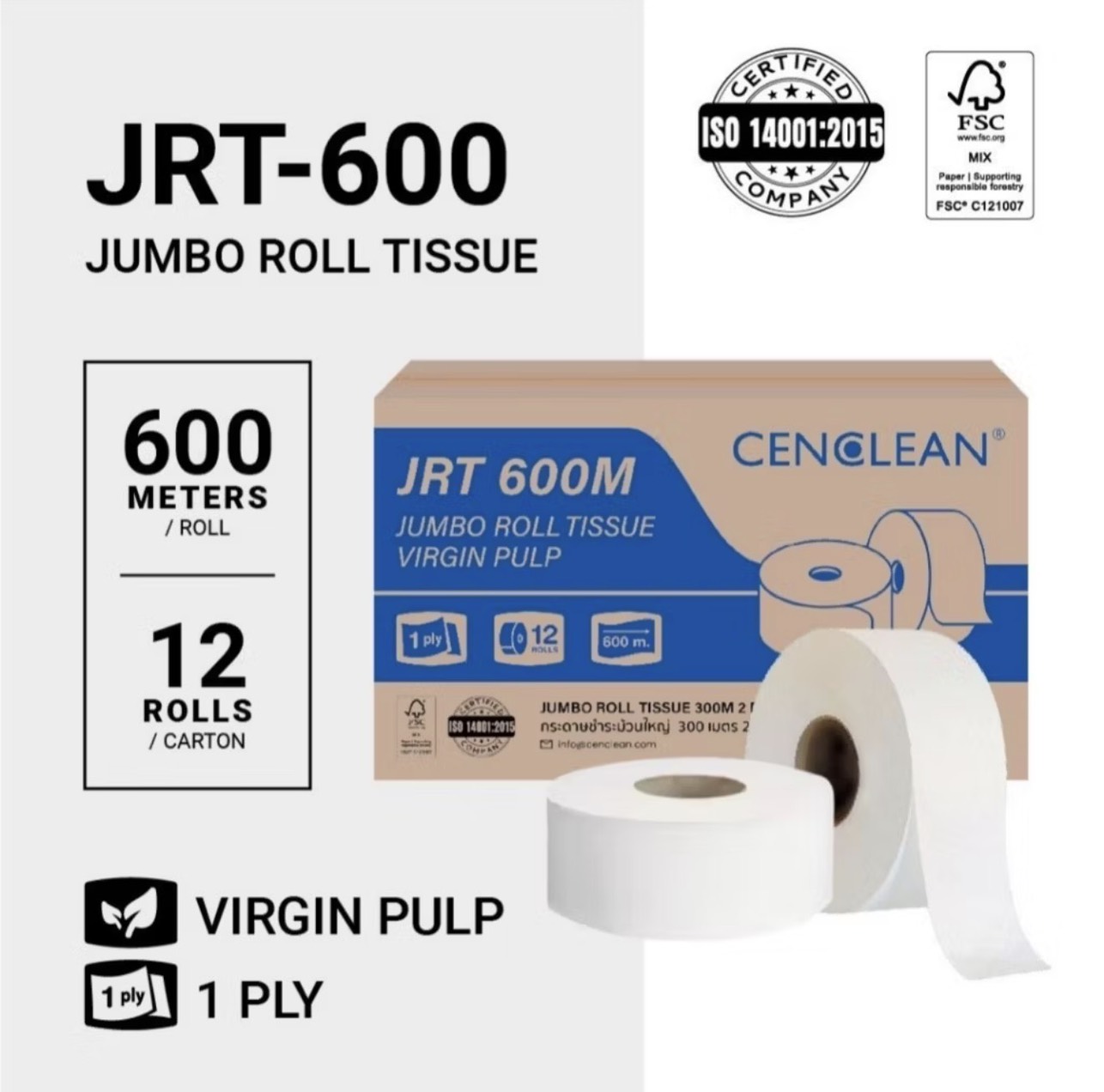 JRT-600 1 ชั้น 12 ม้วน