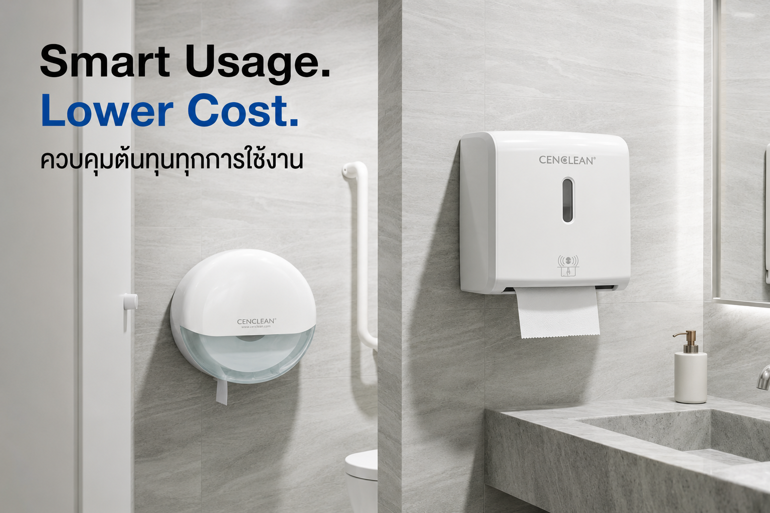 CENCLEAN Smart Usage Lower Cost ควบคุมต้นทุนทุกการใช้งาน