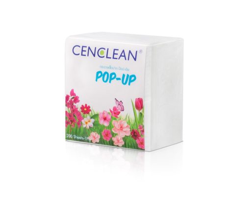 CENCLEAN กระดาษเช็ดปาก ป๊อป อัพ