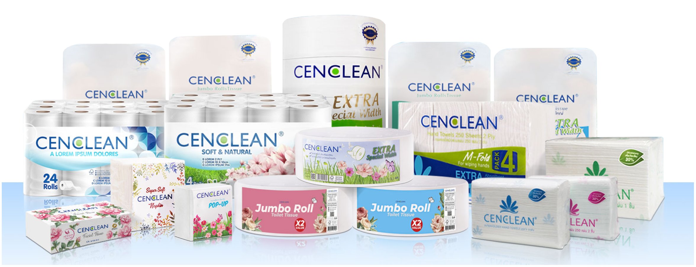 Cenclean Tissue Paper - Premium Hygiene Products